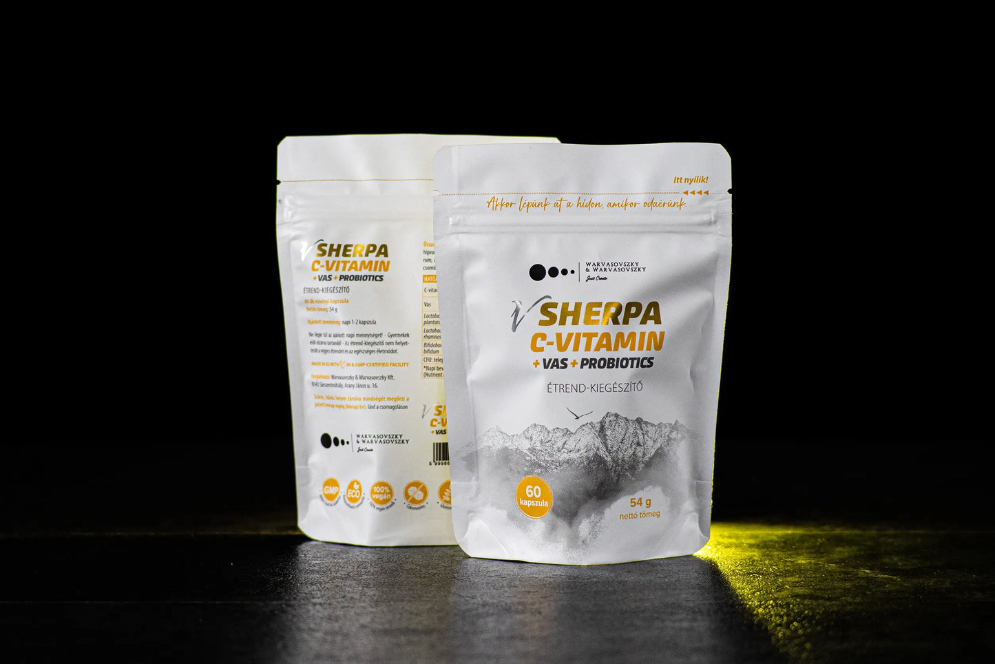 vSherpa C-vitamin + Vas + Probiotics étrend-kiegészítő