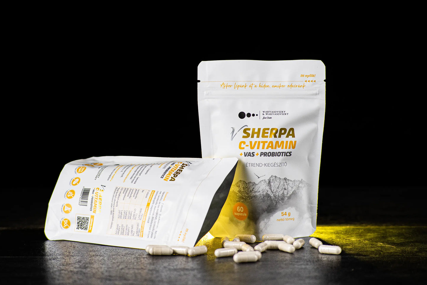 vSherpa C-vitamin + Vas + Probiotics étrend-kiegészítő