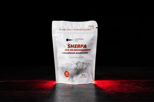 vSherpa KSM-66® Ashwagandha + Magnézium-biszglicinát étrend-kiegészítő