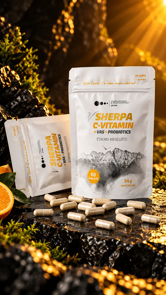 vSherpa Vitamin C + Iron + Probiotics dietary supplement