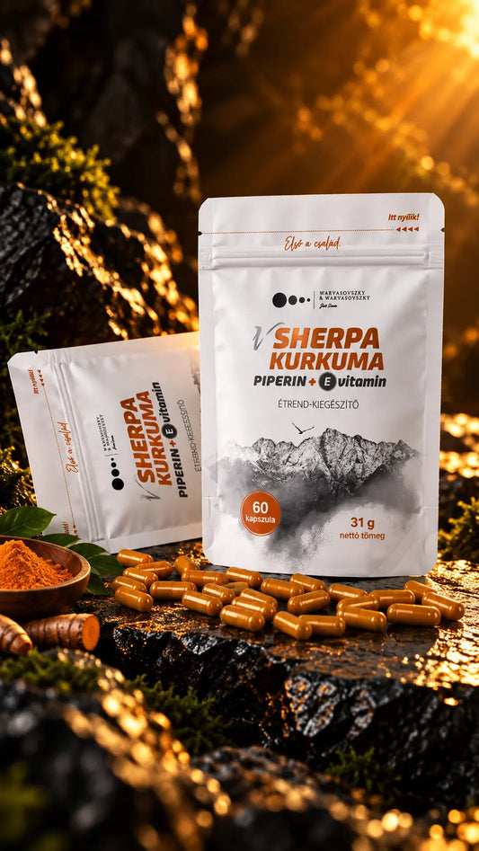 vSherpa Turmeric + Piperine + Vitamin E dietary supplement 