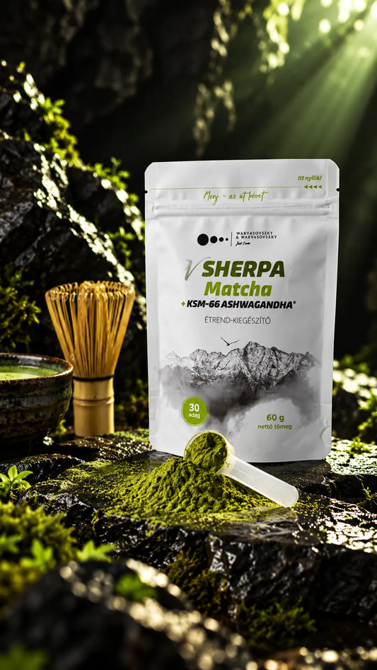 vSherpa Matcha + KSM-66 Ashwagandha étrend-kiegészítő