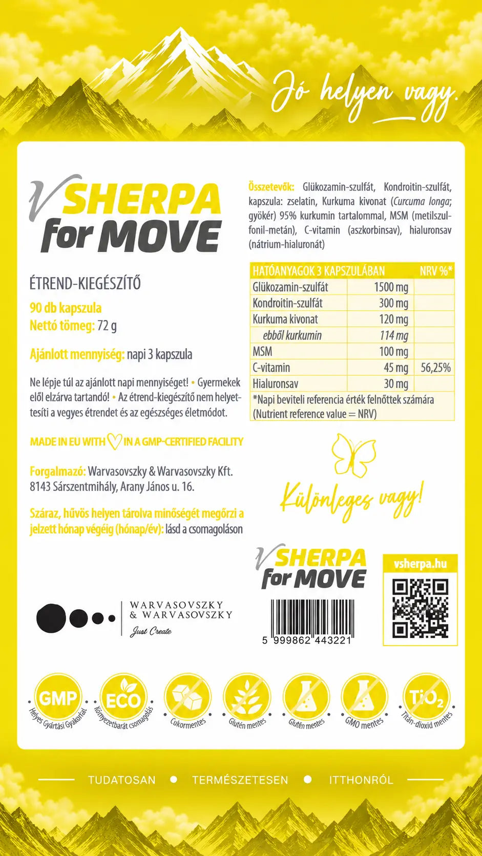 vSherpa for move dietary supplement