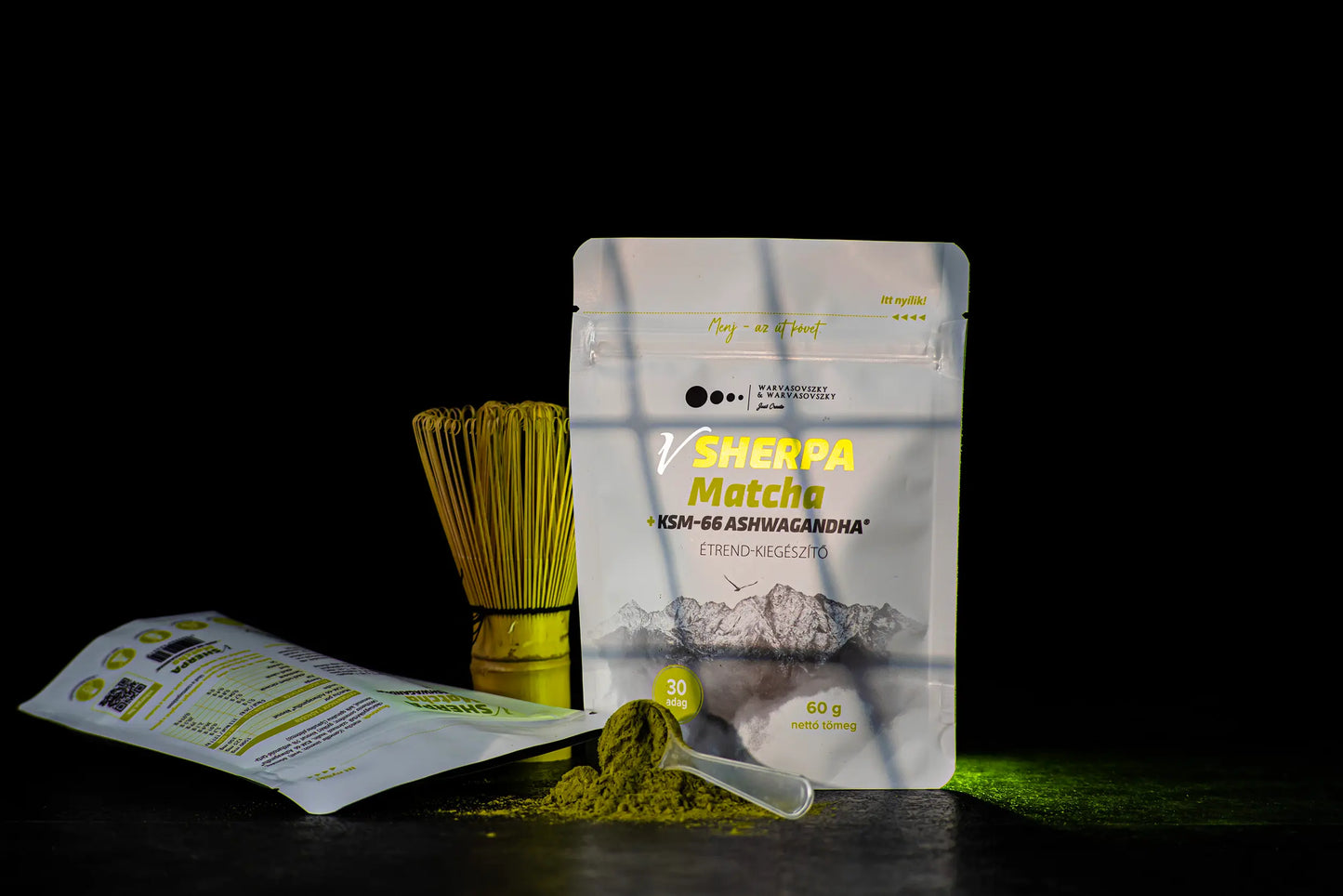 vSherpa Matcha + KSM-66 Ashwagandha étrend-kiegészítő