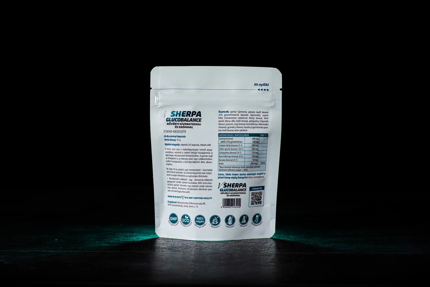 vSherpa GlucoBalance étrend-kiegészítő